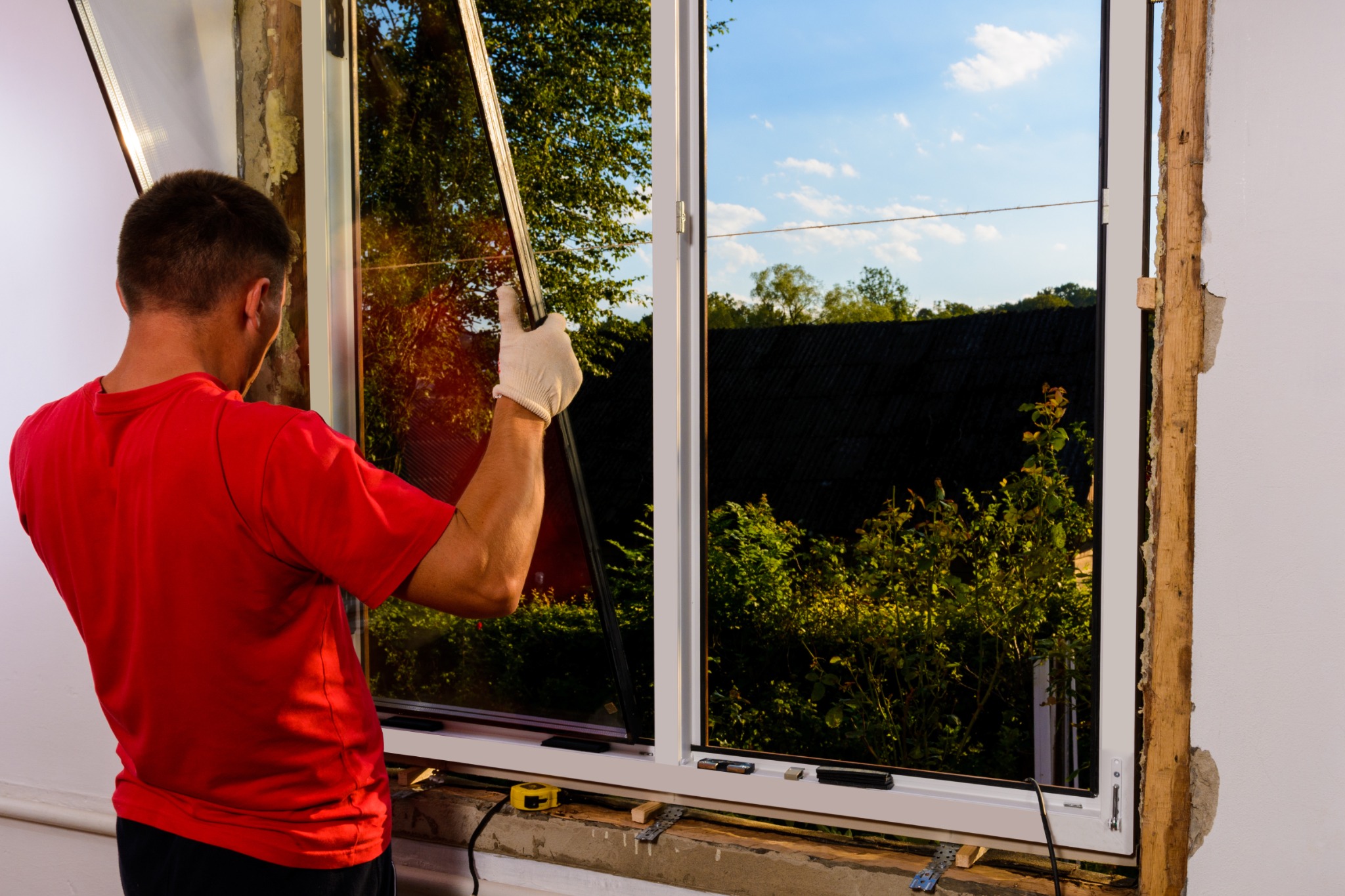 Professional replacement window installation